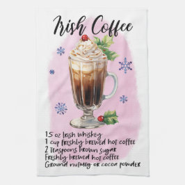 Cute Irish Coffee Jul Drink Recipe Kökshandduk