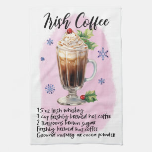 Cute Irish Coffee Jul Drink Recipe Kökshandduk
