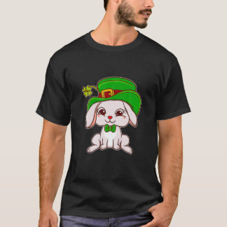 Cute Irish Funny St Patrick Day for Rabbit Älskare T Shirt