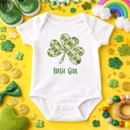 Cute Irish Girl checkad T Shirt