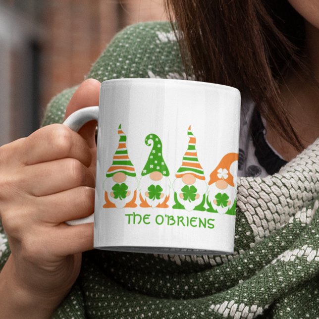 Cute Irish Gnomes Coffee Mugg (Skapare uppladdad)