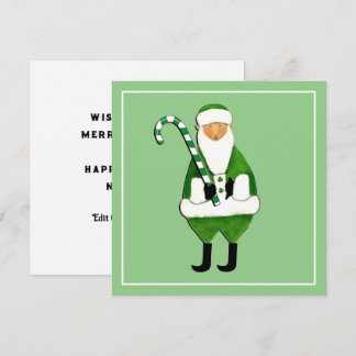 Cute Irish Jultomten julkort Kort