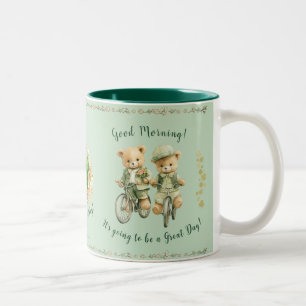 Cute Irish Nalle Mugg Bikes - Underbara dagen