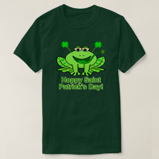 Cute Irish Saint patrick's day Frog T-shirt