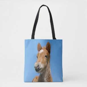 Cute Islands Horse Foal Pony Head Foto - Tygkasse