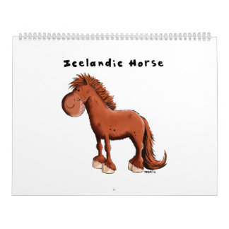 Cute Islands Horse - Horses - Tecknad - Gift Kalender