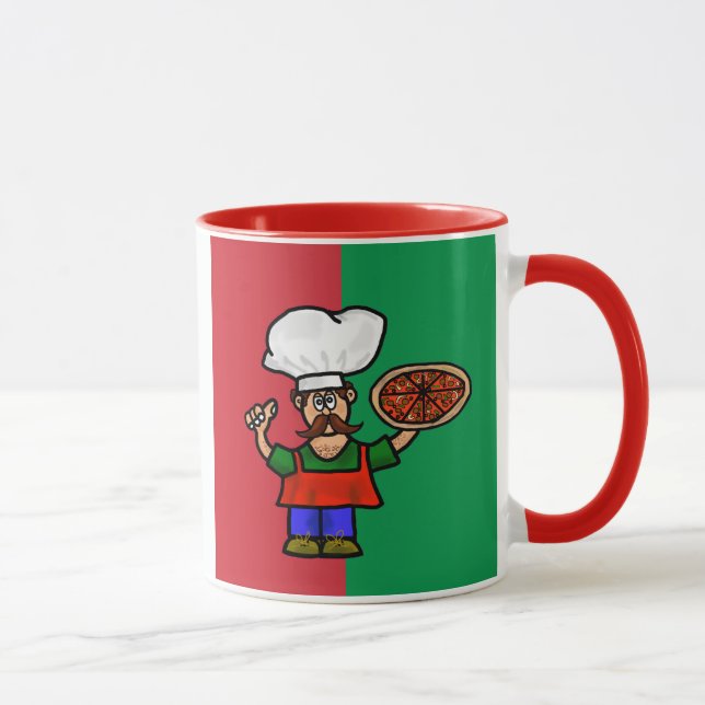 Cute Italia Pizza Maker Mugg (Höger)