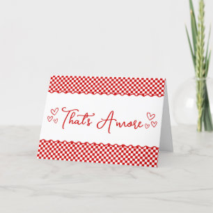 Cute Italias "Det är Amore" Tack Kort