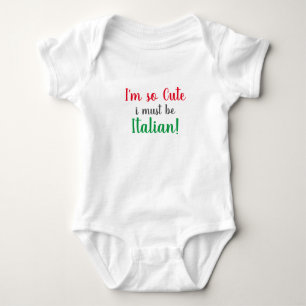 Cute Italy Baby Shower T Shirt
