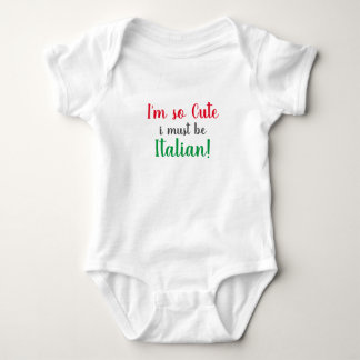 Cute Italy Baby Shower T Shirt