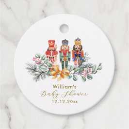 Cute It's Cold Outside Nutcracker Baby Shower Gåvor Etiketter