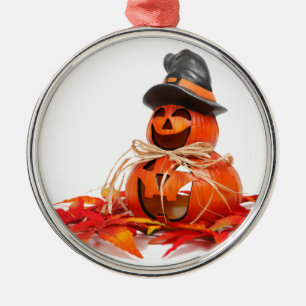 Cute Jack o lantern Happy halloween Julgransprydnad Metall