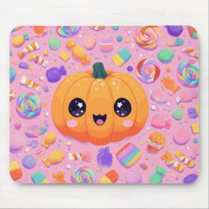 Cute Jack-o-Lantern med Candy-Mousepad Musmatta
