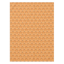 Cute Jack O'Lantern Cotton Tablecloth, 52" x 70"