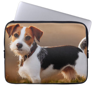 Cute Jack Russel Terrier-Hund-fotografi Laptop Fodral