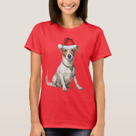 Cute Jack Russell Hund älskare Funny jul T Shirt