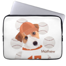 Cute Jack Russell Hund Baseball Jersey och Bollar
