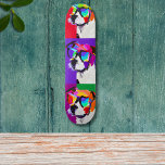 Cute Jack Russell porträtt pop art stil Mini Skateboard Bräda 18,5 Cm<br><div class="desc">Cute Jack Russell porträtt pop art stil Inledning av Cute Jack Russell Porträtt Pop Art Stil Skateboard! Är du en fläkt av Jack Russell-livräddare och skateboarding? Titta inte längre! Vi presenterar en unik och förtjusande design som inspirerats av Andy Warhols popkonst. Den här öga-infångande skateboard har en charmerande Jack Russell...</div>