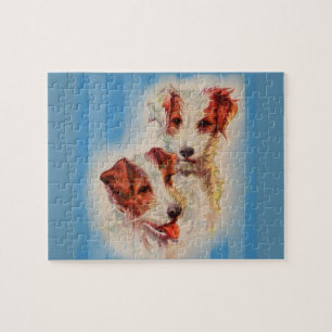 CUTE Jack Russell skräckers Pussel