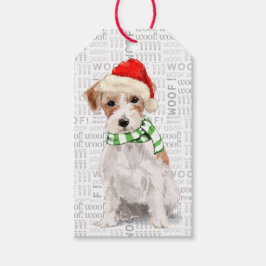 Cute Jack Russell Terrier Fleas Navidog Jul Presentetikett