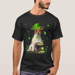 Cute Jack Russell Terrier Hund älskare St Patricks T Shirt