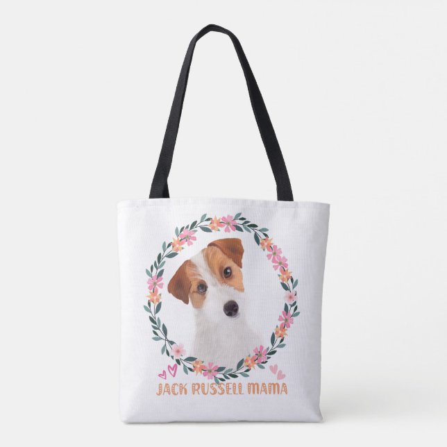 Cute Jack Russell Terrier - Jack Russell Mamma Tygkasse (Baksida)