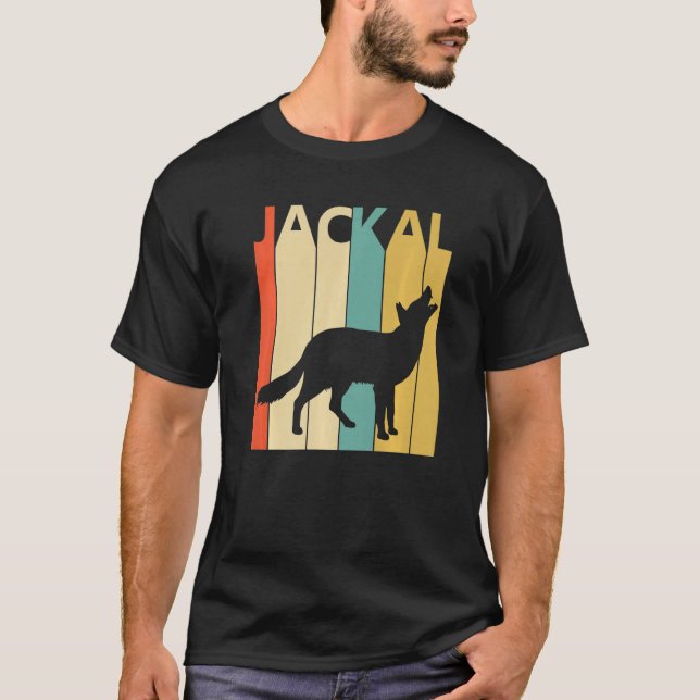Cute Jackal Animal T Shirt (Framsida)