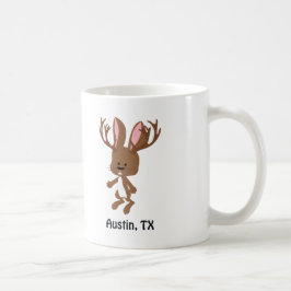 Cute Jackalope - Austin, Texas Kaffemugg
