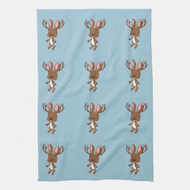 Cute Jackalope Kökshandduk (Vertikal)