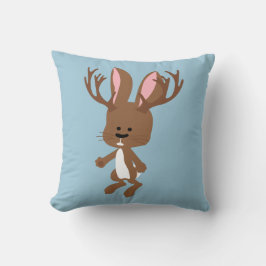 Cute Jackalope Kudde