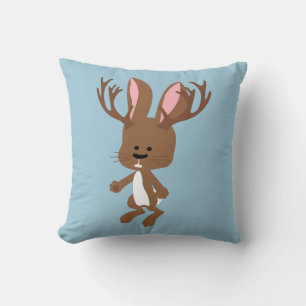 Cute Jackalope Kudde