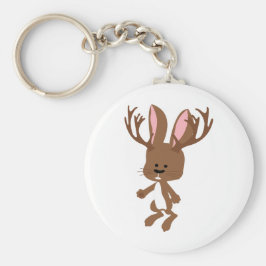 Cute Jackalope Nyckelring