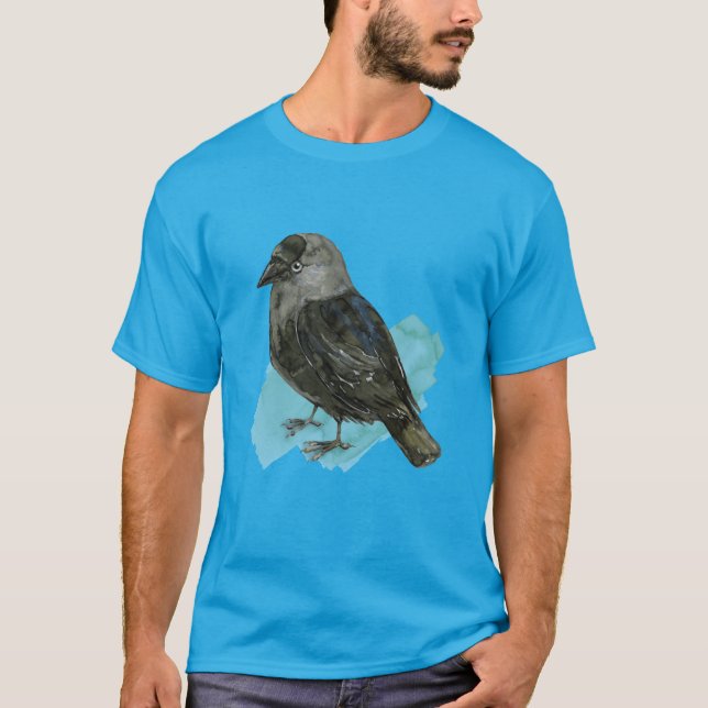 Cute jackdaw t shirt (Framsida)