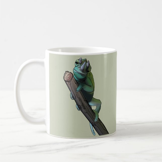 Cute Jackson's Chameleon Kaffemugg (Vänster)