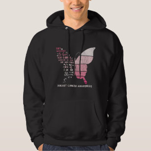 Cute jag är Storm Breast Cancer Warrior Survivor Hoodie