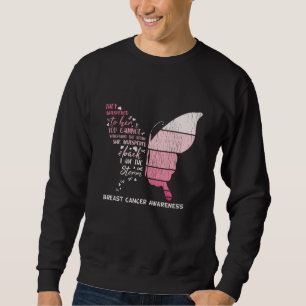 Cute jag är Storm Breast Cancer Warrior Survivor Lång Ärmad Tröja