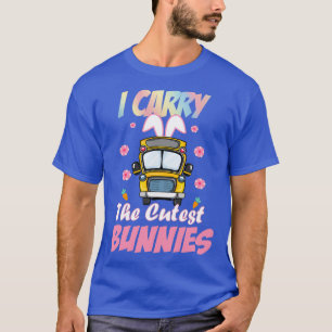 Cute jag bär chauffören i Cutest Bunnies School Bu T Shirt
