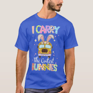 Cute jag bär chauffören i Cutest Bunnies School Bu T Shirt
