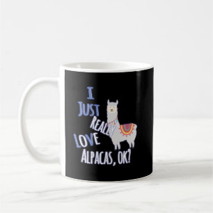 Cute jag bara Kärlek Alpacas, okej? Kaffemugg