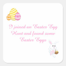 Cute 'Jag gått med ett Påskägg Hunt'