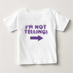 Cute "Jag säger inget!" Citat med pil T Shirt
