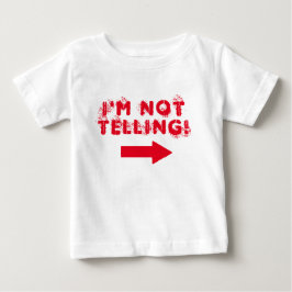 Cute "Jag säger inget!" Citat med pil T Shirt