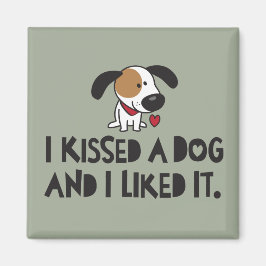 Cute jag tog en Hund och jag gillade den Magnet