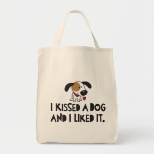 Cute jag tog en Hund och jag gillade den Tygkasse