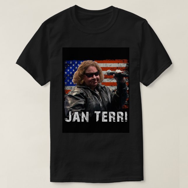 Cute Jan Terri T Shirt (Design framsida)
