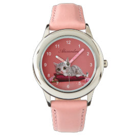 Cute Janukbit med nejlikor Armbandsur