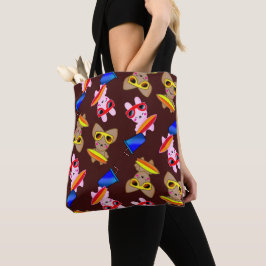 Cute Japan Kawaii Stil Sweet Rabbit med Fox Tygkasse