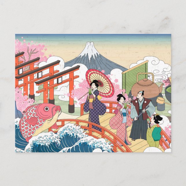 Cute Japan-vykort Vykort (Framsida)