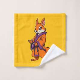 Cute Japanese Samurai Squirrel