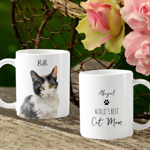Cute Japansk Bobtail Cat Anpassningsbar Best Mamma Kaffemugg
